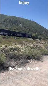 UP 6682 leads braking action down Cajon pass