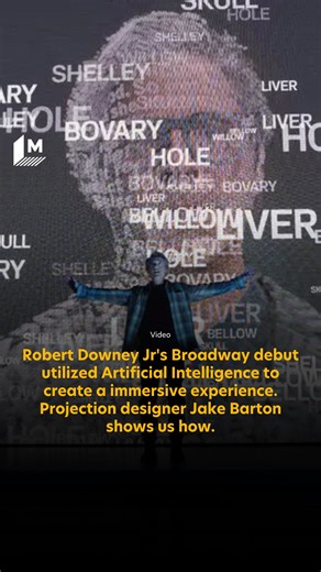 28K views · 22 reactions | Robert Downey Jr’s Broadway debut ‘McNeal’ utilized Artificial Intelligence to create a theatrical immersive experience. Projectionist and designer, Jake Barton, was tasked in creating the visually immersive element of the play to not only harness the essence of AI, but utilize it within the art itself. #robertdowneyjr #McNEALBway #theater #artificialintelligence #AI | Mashable | Facebook