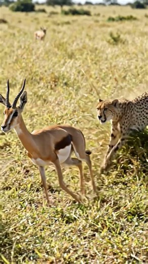 ⚡Cheetah Hunt with War Battle – Deer Death Chase 🐆💀 #cheeta #shorts #shortsfeed #animals
