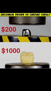 Dental Strength Test Zirconium Dioxide vs Chrome | Strength Unleashed