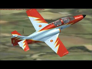 Flying the CASA C-101 Aviojet-Flight Simulator FSX.