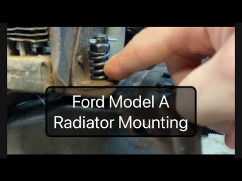 Ford Model A How-to: Install radiator mounts #fordmodela #ford #car #restoration #classiccars