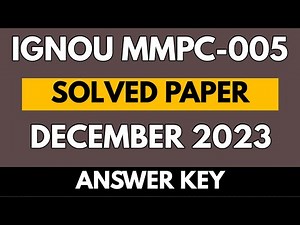 IGNOU MMPC-005 December 2023 Solved Question Paper | Business Laws | Full Solutions