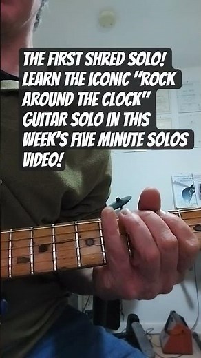 #shorts The First Shred Solo - Learn The "Rock Around The Clock" Guitar Solo In Five Minutes!