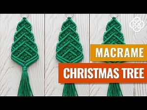 Macrame Christmas Tree DIY | Macrame Christmas | Macrame Christmas Tree Tutorial