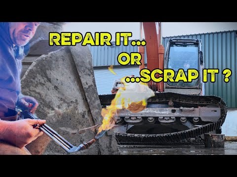 Saving an Excavator from Scrap, Repair or Replace Farm & Forestry Machinery Digger Service