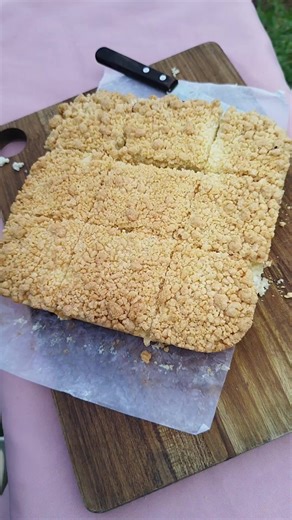 Deliciosos cuadrados de ricota para el mate del finde