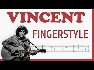 Vincent (Starry, Starry Night) - Don McLean (v2) | TAB Fingerstyle for Guitar