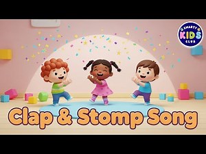 Clap & Stomp Song 👏👣 | Fun Kids Action Rhyme | Preschool Dance Song