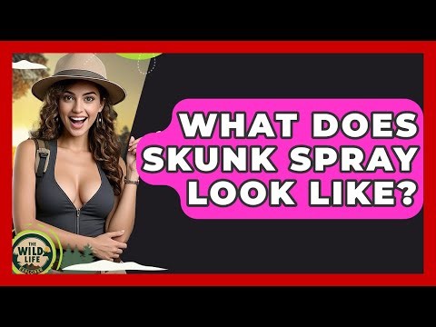 What Does Skunk Spray Look Like? - The Wild Life Explorer