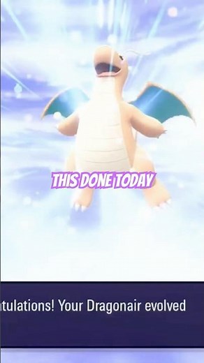 Dragonair now turned into dragonite ⚡️💥 #pokemon