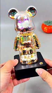 LED 3D Bear Firevwork Night Light USB Projector Lamp Color 🌐 #projectorlamp #brightled