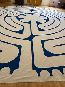 Portable Canvas Labyrinth 7-circuit Chartres Design - Etsy