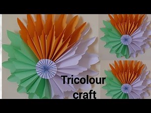 How to make tricolour craft. Republic day craft ideas for school decoration and school students