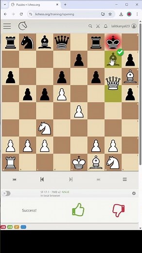 INSTANT CHECKMATE | Solving chess puzzle for beginners #chess #beginners