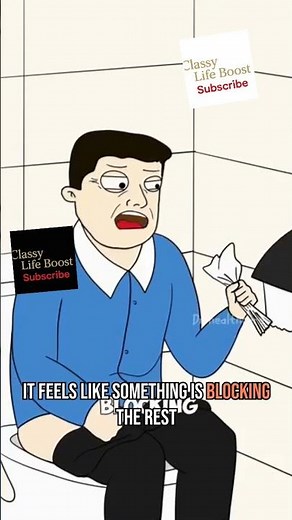 Why Does Poop Get Stuck? 🚽😳 #shortsfeed #animation #foodblog #viralvideo #facts
