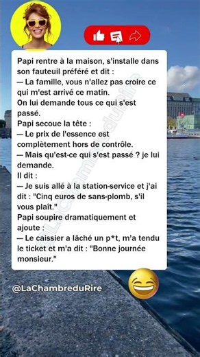 ⛽ Papi a tout compris #humour #drôle #blague #rire #meme #humourfrançais #france #shorts #youtube