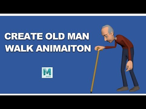 How To Create Old Man Walk Animation In Maya 2020 Tutorial