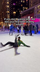 Their reaction 😅 Are you scared to fall on the ice? This is the first tip you need to know #iceskating #beginnerskater #skating #tips #wintersports #reelsfb #fyp #foryou | Rollerbearding