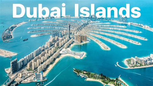 I explored Dubai's stunning artificial islands 🌴