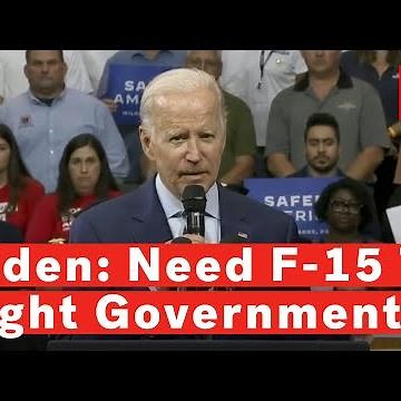 Biden: You Would Need An 'F-15' Not A 'Gun' To Fight Government
