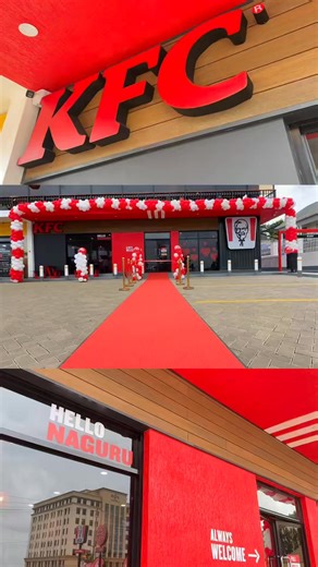 KFC Naguru is now open.😊 ➡️ Drive thru ➡️ Dine in or takeaway ➡️ Delivery Come through and order it all; the sticky wings, the crunchy thighs, the Krushers, and so much more! 😋🍗 #KFCNaguruNowOpen | KFC