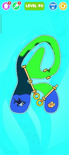 Save The Fish All 90 Level Android,ios Gameplay New Update #shorts #savethefish