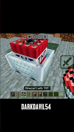Minecraft Minecart Speed Hack 😱🚂 #minecraft