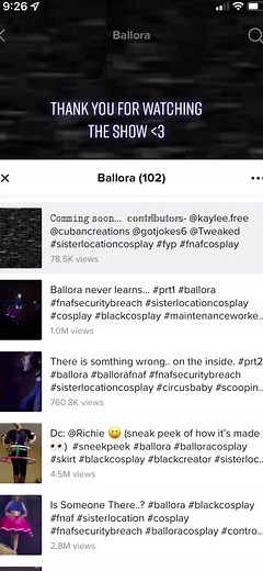 I can’t believe I’ve made 102 videos of Ballora thank u all for joining me in telling her story :) #mrsafton#mrsaftoncosplay#mrafton #williamafton#purpleguy#reels#fnaf#fnaflore #instareels#blackcosplayer#pov#cosplay #videoedit#repost#ballora#balloracosplay#ballorafnaf#ballorafnafsl#fnafsl#fnafcosplay#fnaffunny#trend#blackcreator#blackcosplay#williamafton#williamaftonduet#fyp#crazycosplay#sisterlocation#sisterlocationcosplay