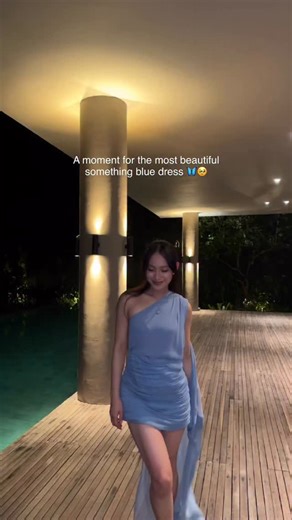 Rose文彥 on Instagram: "I love this something blue dress sm from @arcinaori she was perfect 🦋 #somethingblue #bluedress #arcinaori"