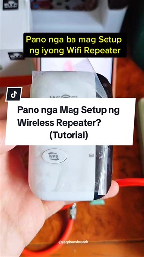 Tutorial-Pano nga ba mag setup Wireless Repeater? #fyp #tutorial #wirelessrepeater #Wifiextender #wificonnection #wirelessrepeater300mbps #regrisseshopph