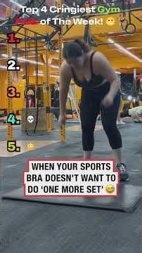 Top 4 Cringiest Gym Fails of The Week! 😬🏋️‍♀️ #gymbloopers #gymfails #gymmishaps #fail #funnyvideo