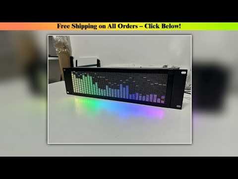New AS1000 Professional Full Color RGB Pickup Rhythm Rack Mount Music Spectrum Display Analyzer