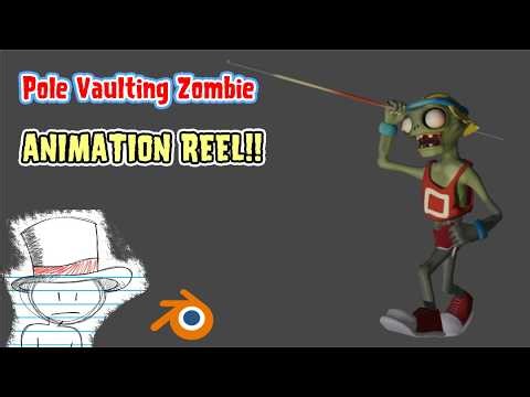 Pole Vaulting Zombie | Animation Reel