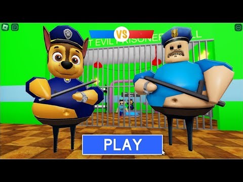 Roblox PAW Patrol BARRY Walkthrough Full GAMEPLAY #roblox #scaryobby