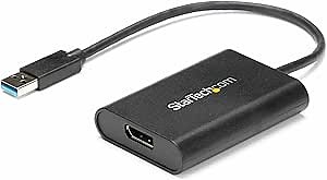 StarTech.com USB 3.0 to DisplayPort Adapter, USB DP Monitor Converter for Windows, 4K, TAA (no support for macOS/ChromeOS/Linux)