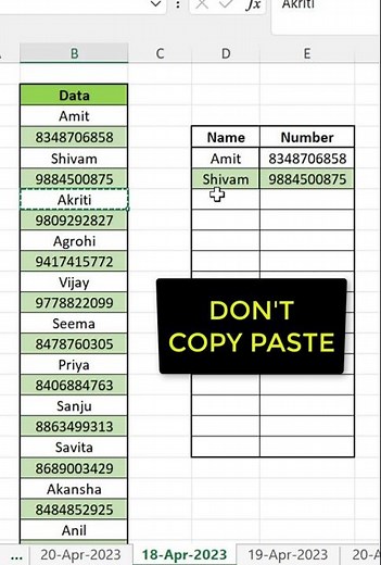 Amazing Excel Trick to solve stack problem💪#exceltricks #exceltips