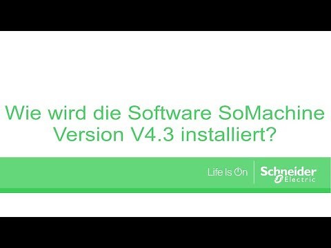 Wie wird die Software SoMachine Version V4.3 installiert?