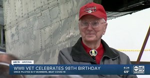 WWII Veteran celebrates 98th birthday after surviving COVID-19