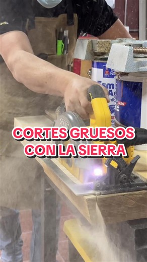 Cortes gruesos con la sierra circular DEWALT LATAM