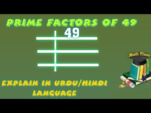 Prime Factors of 49 - Prime Factorization