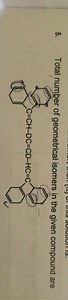 Total number of geometrical (E/Z) isomers in the following symm... | Filo