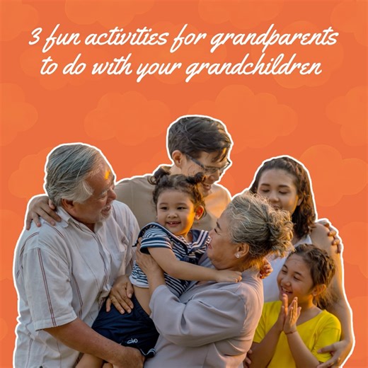 6.9K views · 36 reactions | There may be a generational gap between grandparents and grandchildren when they get together. But don’t let that stop you from spending quality time and having fun together!  Here are some fun activities to do with grandparents:https://go.gov.sg/ffl-6-fun-activities-grandparents-grandchildren #CelebratingSGFamilies #IChooseFamilyTime #FamiliesForLife #FFLFamilyValues #familyvalues #FamilyofLove | Families for Life | Facebook