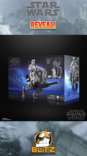 NEW BLACK SERIES REVEAL! Imperial Remnant AT-RT Driver & AT-RT #shorts #starwars #hasbro #atrt