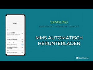 MMS automatisch herunterladen - Samsung [Android 12 - One UI 4]