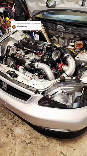 Modified K20A RSX Type S Engine in 99 Ek Hatch Making 700HP | AWD Turbo Build