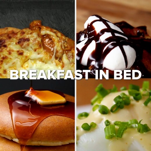 84K views · 493 reactions | My two loves; food and my bed.  Recipes: https://tasty.co/compilation/recipes-for-breakfast-in-bed | Tasty | Facebook