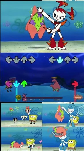 Epic Showdown: Patrick Star Joins FNF - A Fun Mobile Adventure! #fnf #fridaynightfunkinmod #spong...