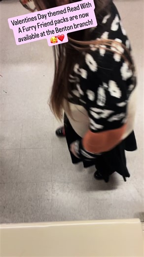 Love is giving a book and stuffie from our Used Bookstore in Benton! Give a sweet and inexpensive gift to your loved ones today ❤️