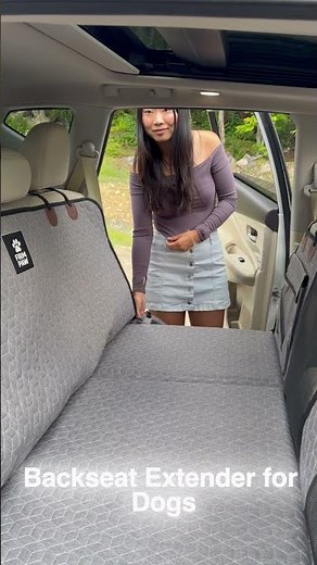 Turn your back seat into a safe, cozy dog bed in 60 seconds